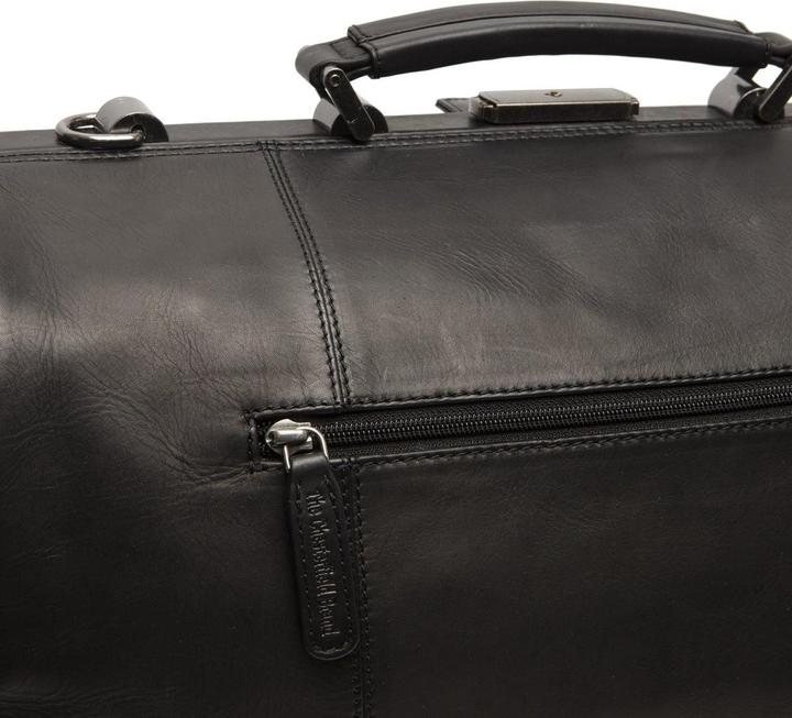 Immagine prodotto The Vegan Cow Chesterfield Marca Leren Weekendtas Zwart Texel (22.90 l)