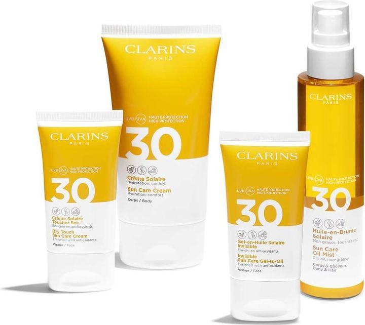 Actual product image Clarins Dry Touch (Sun cream face, SPF 30, 50 ml, 73 g)