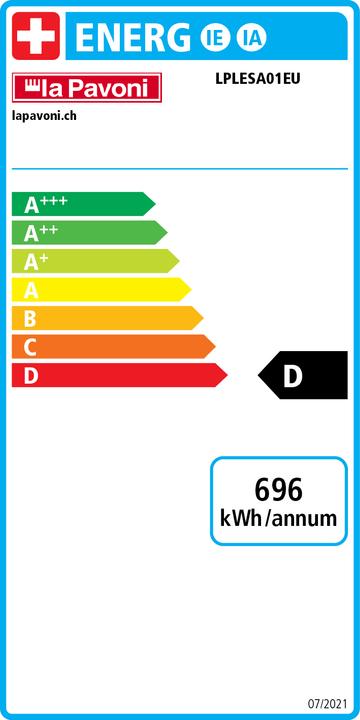 Etichetta energetica La Pavoni Esperto Abile