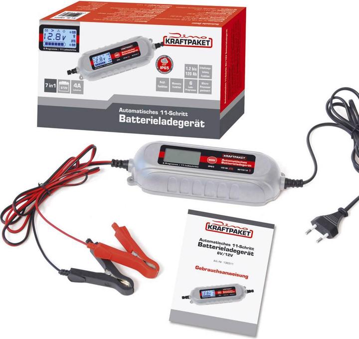 Produktbild Dino Batterieladegerät (6V, 12V, 0.80 A)