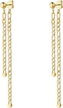 Brosway - Long gold-plated earrings 2 in 1 Essential BNL096 (Gold)