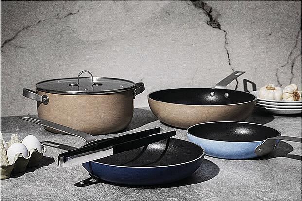 Produktbild Alessi Kochtopf-Set TAMA (Bratpfanne, Aluminium)