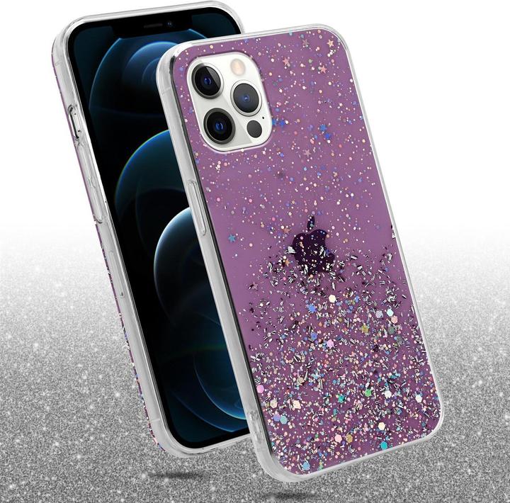 Actual product image Cadorabo TPU cover sparkling glitter (Apple iPhone 12, Realme 12 Pro+)