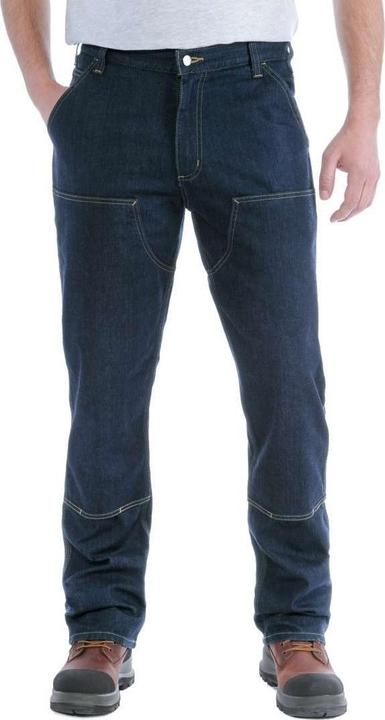 Actual product image Carhartt DOUBLE FRONT DUNGAREE JEANS ERIE size W34/L34 (W34/L34)