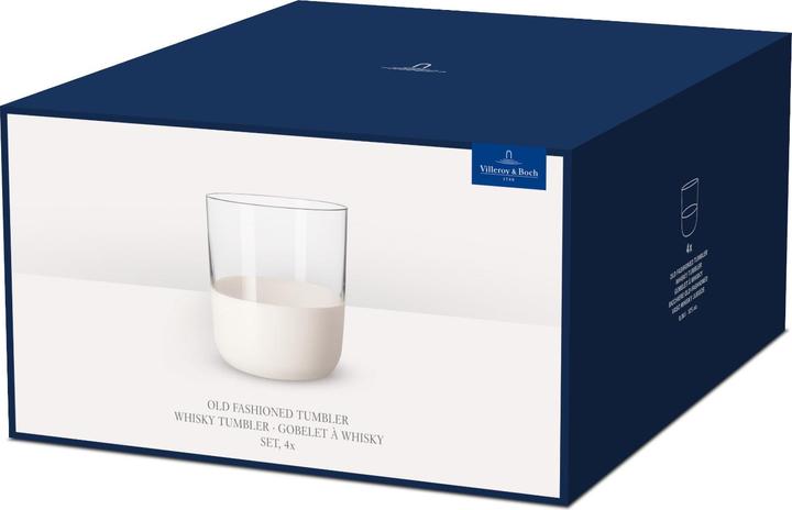 Actual product image Villeroy & Boch Whisky Tumbler, Set 4 pcs Manufacture Rock blanc (2.50 dl, 4 x, Whisky glass)