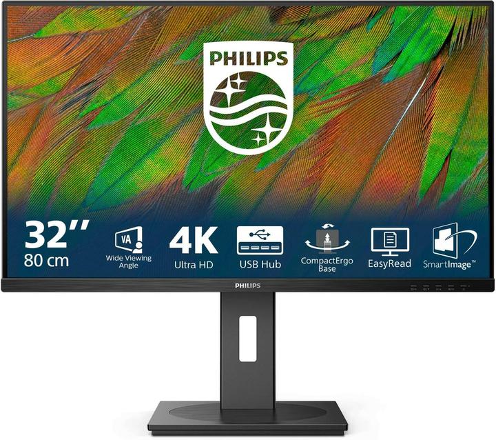 Productafbeelding Philips MMD 32B1N3800/00 VA Monitor,,, Luidsprekers, in hoogte verstelbaar, 2x HDMI, DisplayPort (3840 x 2160 Pixels, 32")