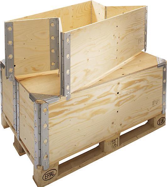 Image du produit kaiserkraft Rehausse flow, pliable deux fois, en bois, dimensions européennes, hauteur 400