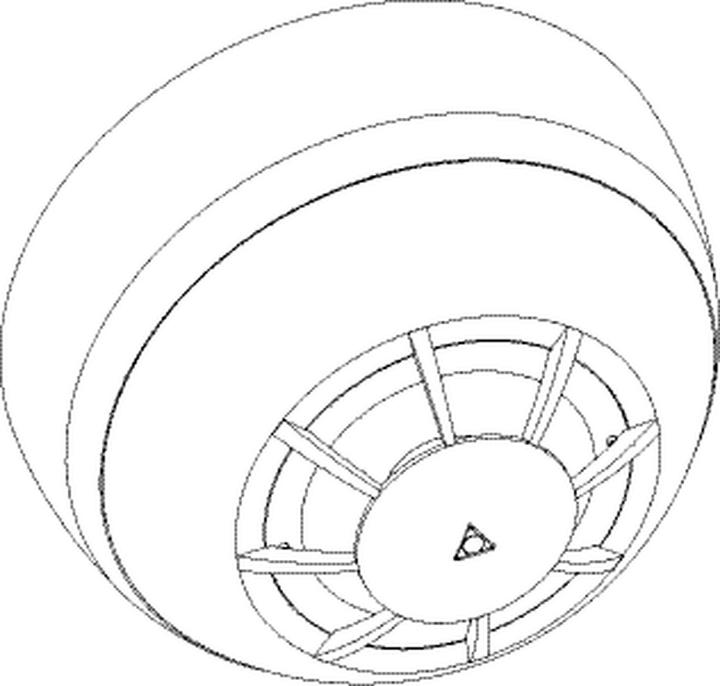 Actual product image Geze Smoke detector GC 152