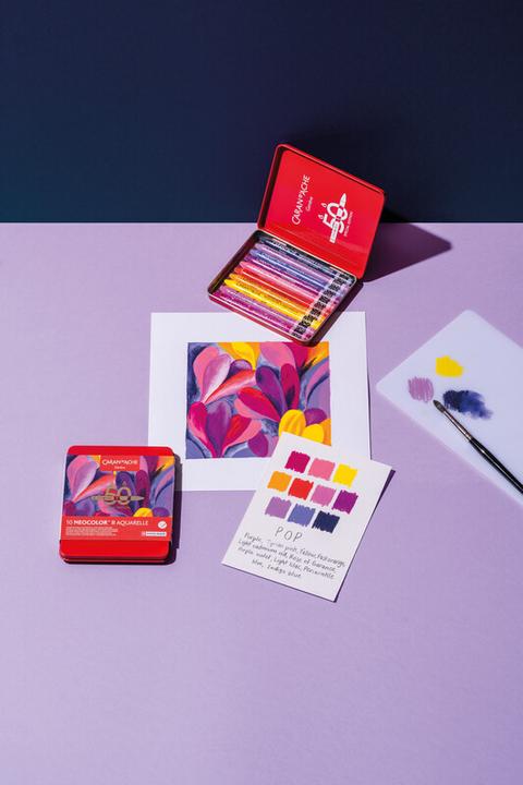 Produktbild Caran d'Ache Neocolor II watersoluble Wax Special Edition in Metallschachtel (Mehrfarbig, 10 x)