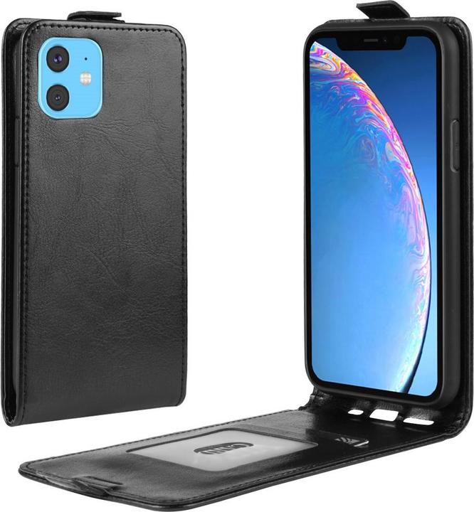 Produktbild Cover-Discount Leder Flip Case mit Fotofach vertikal (Apple iPhone 11)