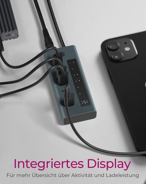 Produktbild Icy Box IB-HUB1454-C31 (USB-C, 4 Ports)