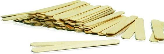 Produktbild Clean + Easy Wachsspatel Holz 150 x 18 mm 100 Stk. (100 x, 292 g)