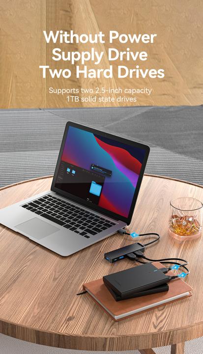 Actual product image Vention Chlbd (USB-A, 4 Ports)
