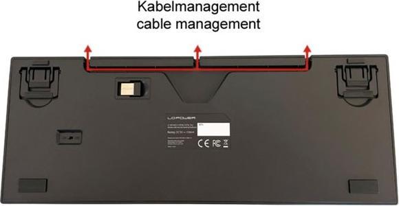 Immagine prodotto LC-Power LC-KEY-MECH-2-RGB-C-W (DE, Cablato, Senza fili)