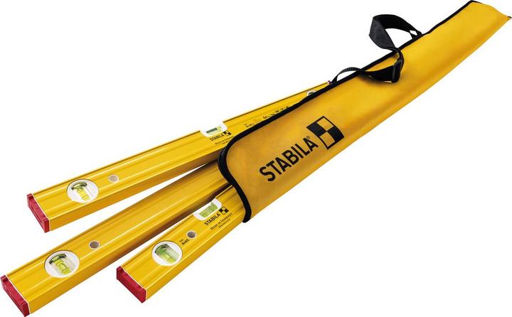 Stabila Wasserwaagen PRO SET 80 AS, 4-teilig (120 cm)