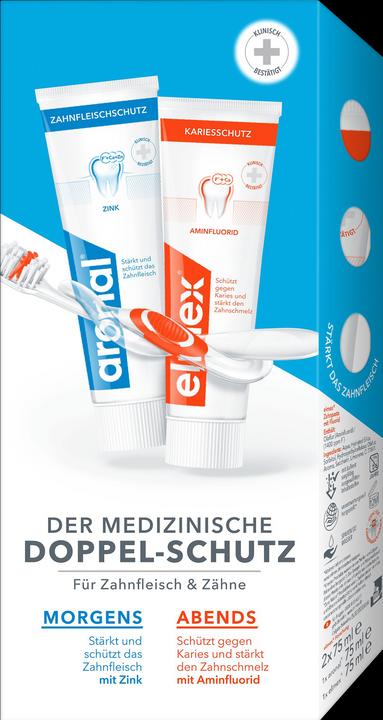 Elmex aronal/ doppel-schutz-set, 2x75ml t (75 ml)