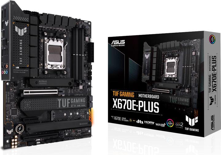 Productafbeelding ASUS TUF GAMING X670E-PLUS (AM5, AMD X670E, ATX)