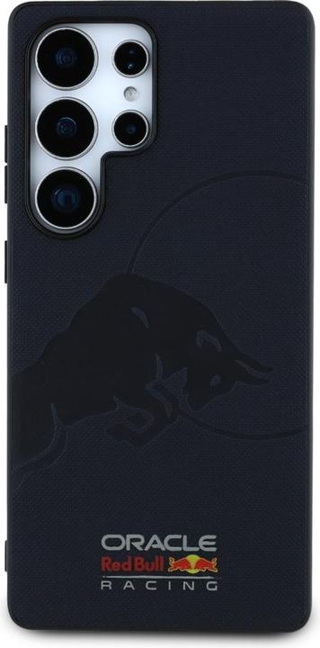 Produktbild Red Bull Leather Meshed Debossed Bull MagSafe Case for Samsung Galaxy S25 Ultra Navy Blue (Samsung Galaxy S25 Ultra)