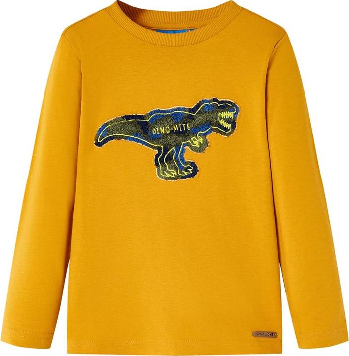 Produktbild VidaXL Kinder-Langarmshirt Ocker 104,Material: 100 (104)