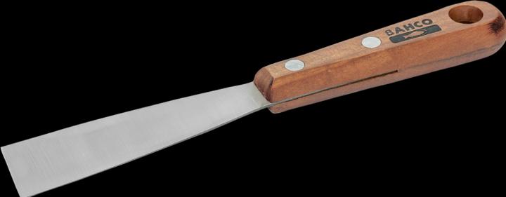 Actual product image Irimo Paint scraper with carbon steel blade and wooden handle, 50 × 218 mm