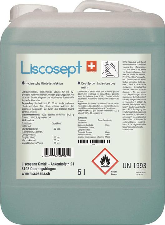Produktbild Liscosept Händedesinfektion liq (5000 ml)