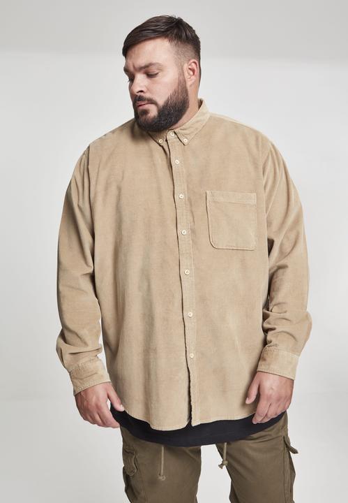 Produktbild Urban Classics UC Plus Size Corduroy Shirt (S)