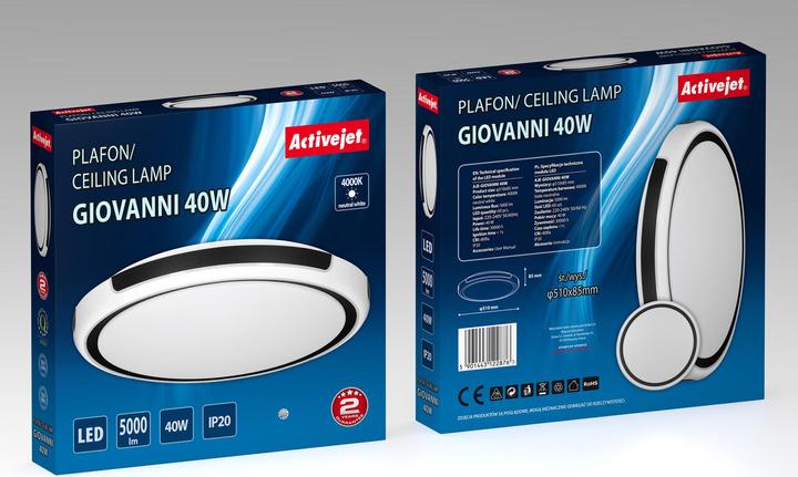 Produktbild Activejet LED-Deckenleuchte AJE-GIOVANNI 40W (5000 lm)