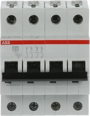 Produktbild ABB S204-C63 Sicherungsautomat 63A pro M compact 4-polig