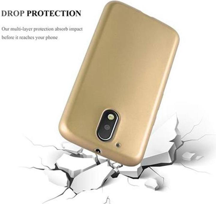 Image du produit Cadorabo Couverture métallique mate TPU (Motorola Moto G4 Plus, Motorola Moto G4)