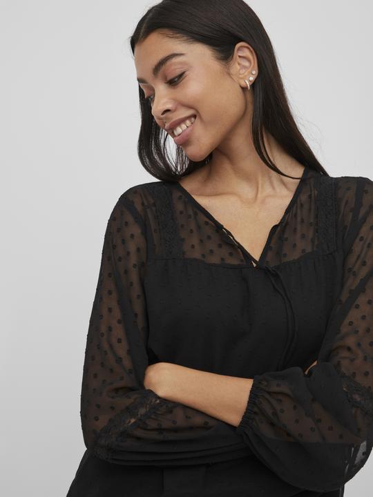 Actual product image Vila Detailed long-sleeved blouse (40)