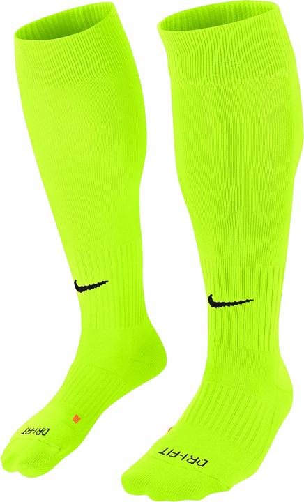 Immagine prodotto Nike Calzettoni da calcio adulti Classic II Cushion, Volt/Nero, UE 42-46 (L)