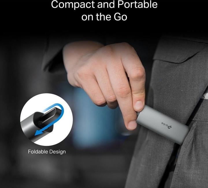 Immagine prodotto TP-Link Adattatore USB 3.0 Type-C a 2,5 Gigabit UE302C (USB-C, RJ45 2.5 Gigabit Ethernet (1x))