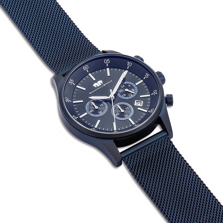 Image du produit Hommes Chronographe Goodwill en acier inoxydable bleu - 26529 (Chronographe, 43 mm)
