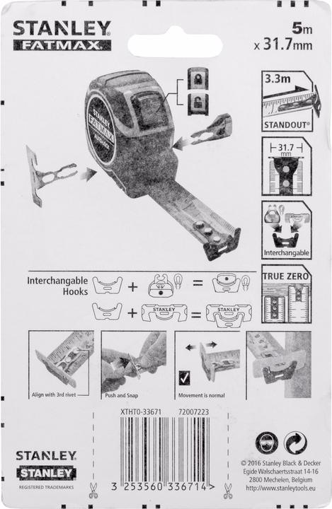 Image du produit Stanley FatMax (M, centimètres, mm)