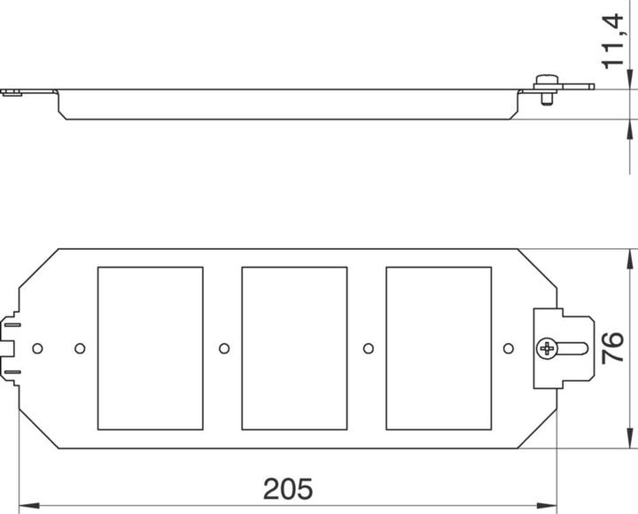 Image du produit OBO Bettermann OBO MTU3 Supports de base (20.50 cm)
