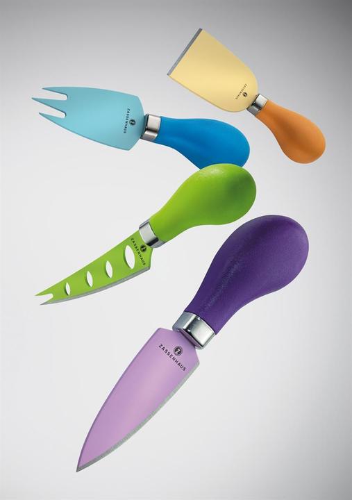 Immagine prodotto Zassenhaus 071139 Coltello da cucina in acciaio inossidabile per affettare il formaggio (19 cm)