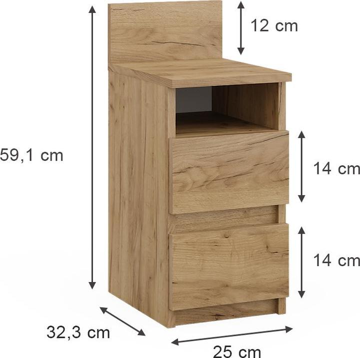 Image du produit Vichy Monty (25 x 32.5 x 59 cm)