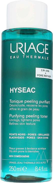 Actual product image Uriage Hyséac Purifying Face Toner 250ml for Oily Skin Reduces Blackheads Pores & Shine Gentle Exfol (Tonic water, 250 ml)