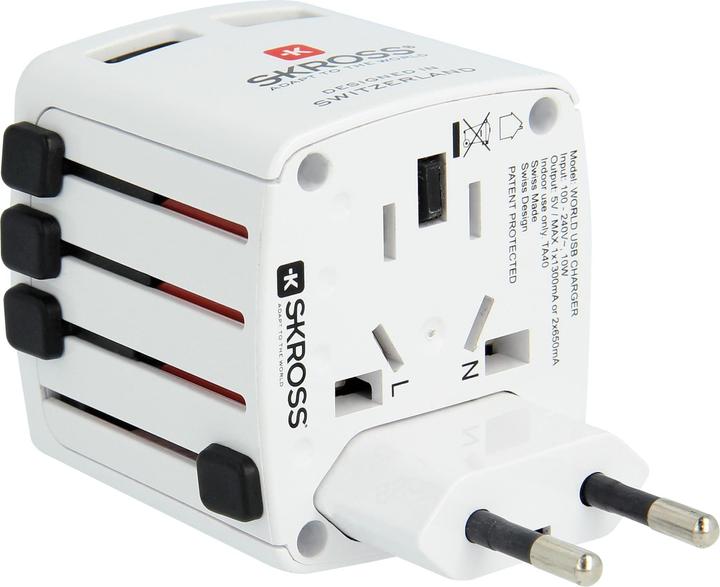Actual product image Skross World USB Charger