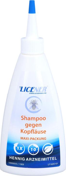 Actual product image Hennig Arzneimittel LICENER Maxi Pack Shampoo against head lice and nits, 200 ml Shampoo (200 ml)