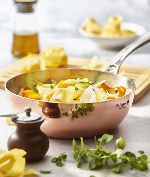 Actual product image de Buyer prima matera (24.50 cm, Frying pan, Copper, Stainless steel)