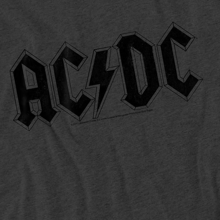 Actual product image AC/DC Unisex Adult Worn Logo T-Shirt (XL)