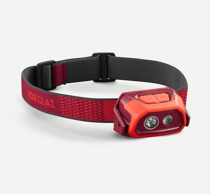 Actual product image Simond Headlamp rechargeable 300 lumen - HL500 USB V3 red (300 lm)