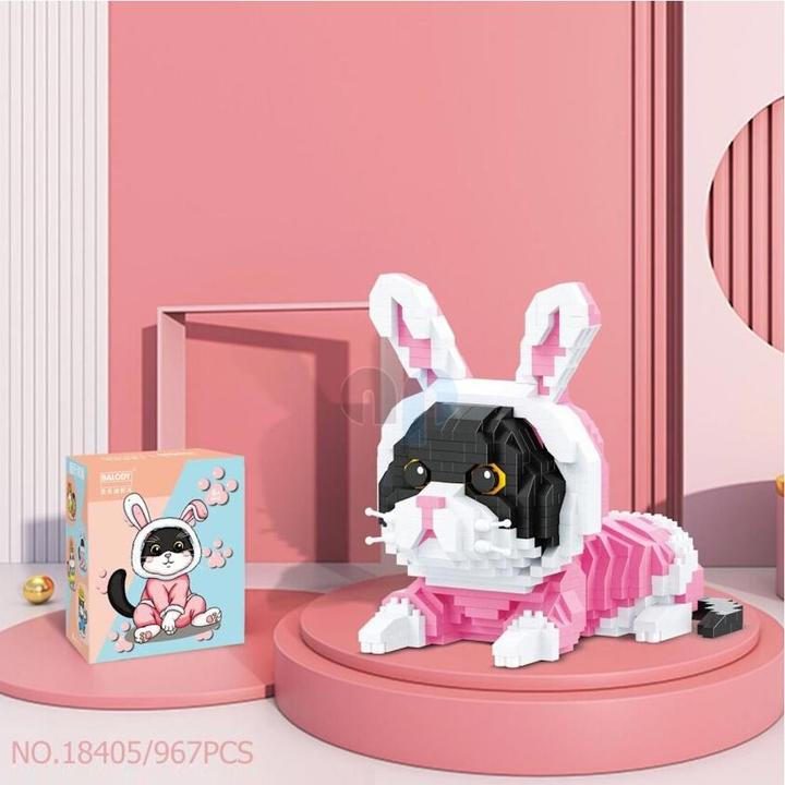 Produktbild Balody 18404 - Katze mit Hasenkostüm (967 Teile)