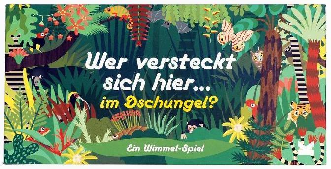 Actual product image 441586 - Who is hiding here in the jungle? - Card game, 1+ players, ages 5+ (DE edition) (German)