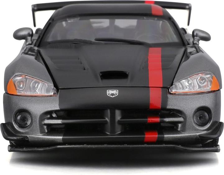 Actual product image Bburago 18/22114 Diecast 1:24 Official Dodge Viper SRT 10 ACR Gray with Red Details for 3+ Years (18