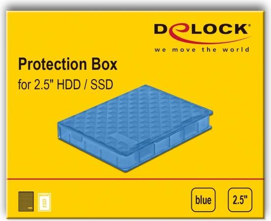Productafbeelding Delock Beschermingsdoos voor 2,5? HDD / SSD blauw