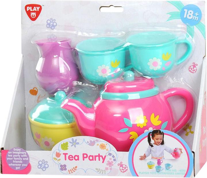 Actual product image Play Flower tea set, 7-piece set.