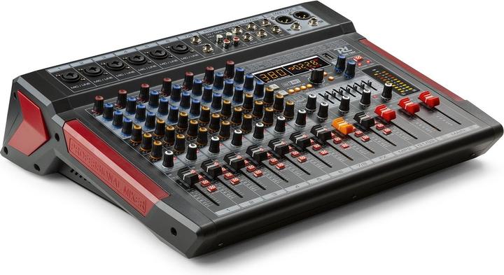 Produktbild Power Dynamics PDM-T804 - 8-kanaals mengpaneel Bluetooth, DSP, mp3 en USB audio interface (Studio- und Livemixer)