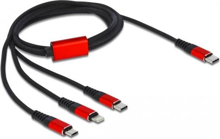 Delock USB-C—Lightning, Micro-B,Type-C (1 m, USB 2.0)